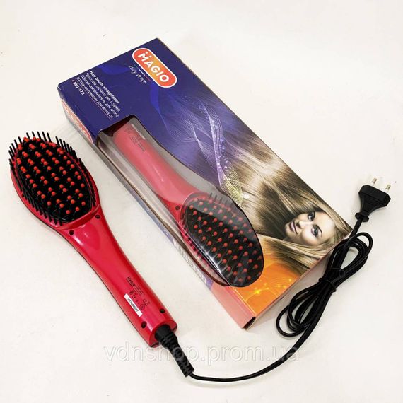 Стайлер-гребінець для випрямлення волосся Magio, Фени для сушіння волосся, Фен-щітка-випрямляч GY-28 | Зображення 1