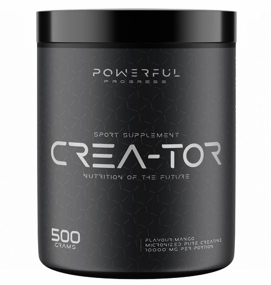 Креатин моногидрат Powerful Progress Crea-Tor Micronized 500 g /100 servings/ Mango