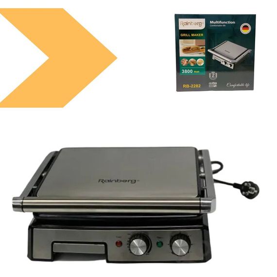 Гриль з антипригарним покриттям XPRO Rainberg RB-2282 (44620-RB-2282_1340) | Зображення 3