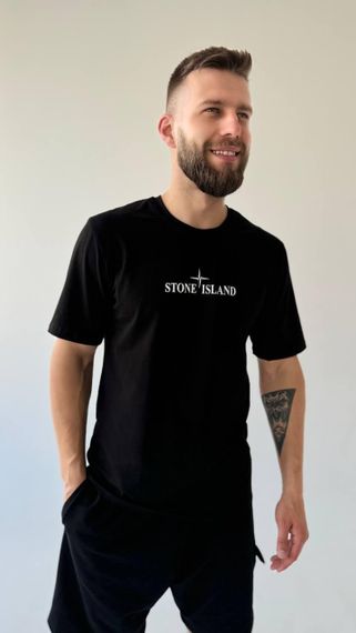Футболка Stone Island колір чорний | Зображення 2
