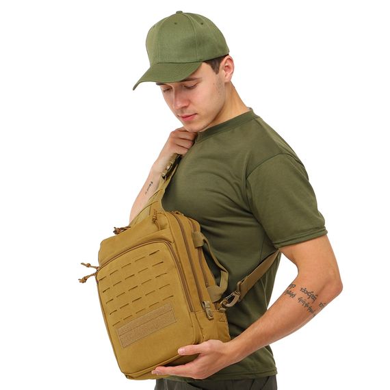 Сумка-слінг тактична з однією лямкою SILVER KNIGHT YF-273 (33x23x10см) 8л | Зображення 9