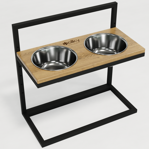 Миски на регулируемой подставке для больших собак Hollky Flex L (2 × 1.8 л) FL-502850-BLNH | Зображення 7