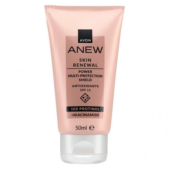Обновляющий крем для лица с антиоксидантами Avon «Энергия Протинола. Мультизащита» SPF 15