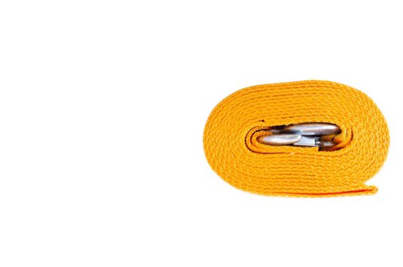 Трос буксировочный 5,5м*65мм 8т (крюк) (пакет) СИЛА | Зображення 1