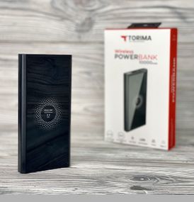 Зовнішній акумулятор з бездротовим заряджанням Qi Torima TRM W1010 10000 mAh (47188-1010_418)