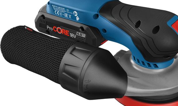 Шліфувальна машина ексцентрикова акумуляторна Bosch GEX 18V-125 соло (0.601.372.201) | Зображення 3
