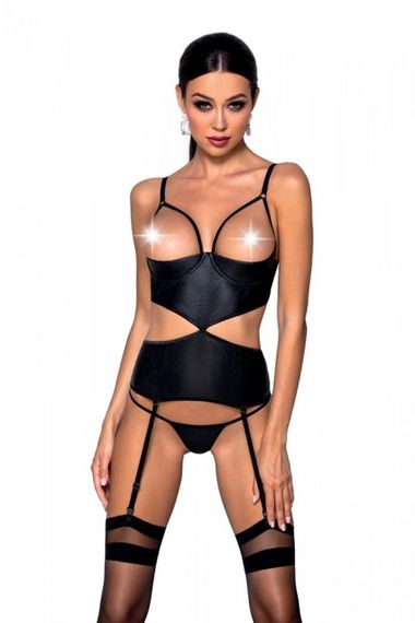 Корсет Passion JANNIES CORSET Черный S/M