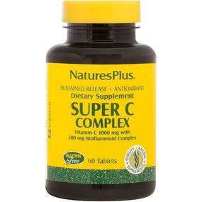 Витамин C Nature's Plus Super C Complex, 1000/500 mg 60 Tabs NTP2479