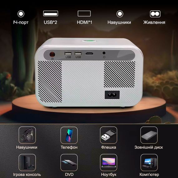 Проектор Високої Яскравості 1080p Android XPRO PANOPLUS Lumix (X9 Pro_4999) | Зображення 9