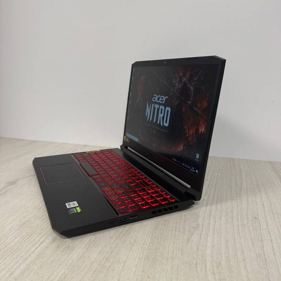 Ігровий ноутбук Б-клас Acer Nitro 5 AN515-55 / 15.6" (1920x1080) IPS / Intel Core i5-10300H (4 (8) ядра по 2.5 - 4.5 GHz) / 16 GB DDR4 / 256 GB SSD / nVidia GeForce RTX 3050, 4 GB GDDR6, 128-bit / WebCam б/в | Зображення 3