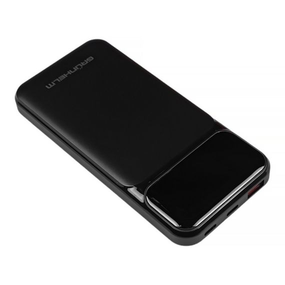 Power Bank – Портативная батарея 10.000 mAh. черный - GP-10BQC быстрая зарядка 22.5W GRUNHELM | Зображення 3