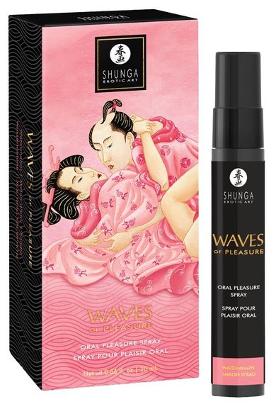 Спрей для усиления слюноотделения Shunga Waves of Pleasure Watermelon | Зображення 1