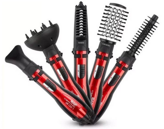 Фен-щітка для волосся Rotative Brush RAF R416 ∙ Брашинг для укладання волосся з насадками 5 в 1, 1200Вт | Зображення 1