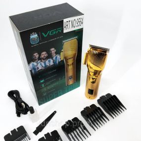 Електрична машинка з насадкою для бороди VGR V-280, Професійний тример з набором насадок AK-76