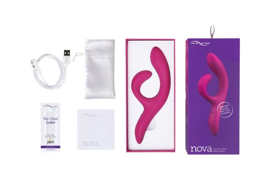 Смарт вібратор-кролик We-Vibe Nova Fuchsia, ергономічний, регульований кут нахилу стовбура sexstyle | Зображення 5