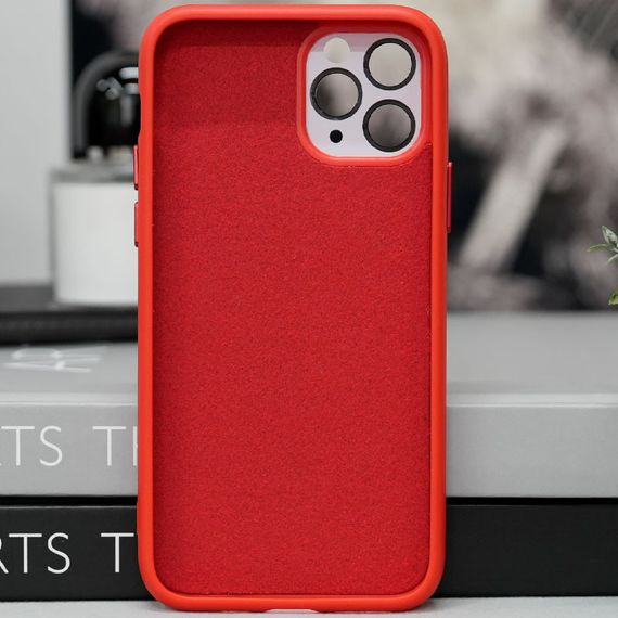 Чехол TPU+Glass Sapphire Midnight with MagSafe для Apple iPhone 13 Pro (6.1") Красный / Red | Зображення 2