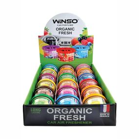 Ароматизатор повітря Winso Organic Fresh 40g - MIX №1
