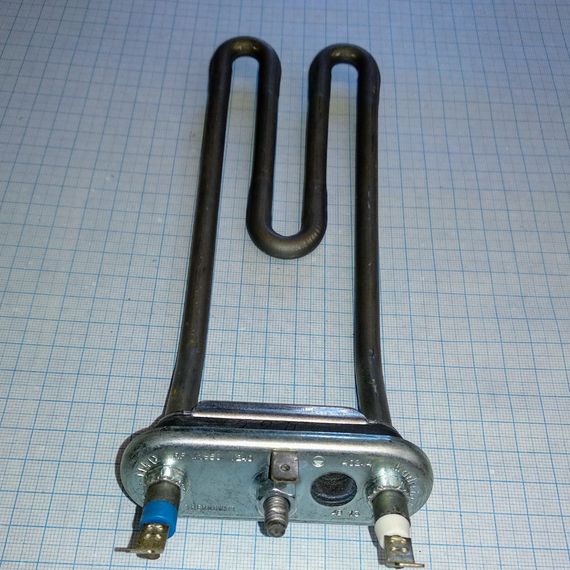 Тен 1950w L-205 для пральної машини ARISTON (Арістон) з отвором, вигнутий з бортом.Thermowatt(Італія) | Зображення 5