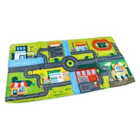 Набор игровой Коврик с дорогами + 6машинок для малышей НЕ 0243