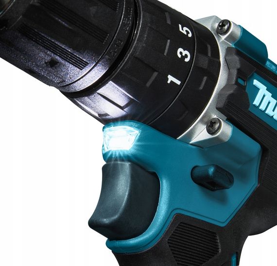Шуруповерт-дрель с ударным режимом аккумуляторный Makita DHP487Z (40 Нм, 1.5-13 мм, BL, LXT, без аккумуляторов и зарядного устройства) | Зображення 6
