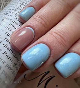 Гель-лак Moon Full Summer №630 ніжно-блакитний 8мл