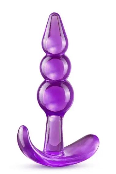 Анальный плаг B YOURS TRIPLE BEAD ANAL PLUG PURPLE sexstyle | Зображення 4