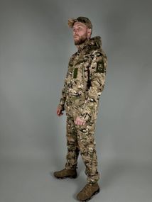 Костюм тактический ULTIMATUM Scout soft shells Мультикам, Мужская утепленная армейская полевая форма софтшелл 46