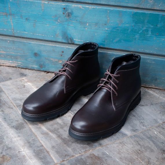 Теплі чоловічі черевики Ikos на шнурках 42, 45 розмір, коричневого кольору | Зображення 6