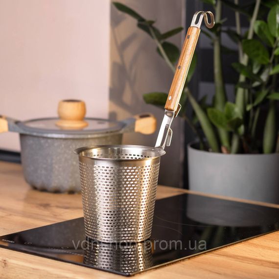 Сито з нержавіючої сталі для фритюру та варіння 14.2х13 см HP-19-26 | Зображення 4