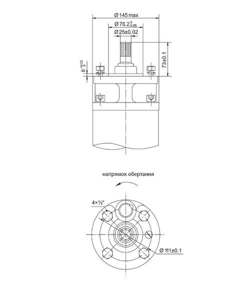 Насос відцентровий свердловинний DONGYIN 6SP30-12 380В 11кВт H 137(92)м Q 700(500)л/хв Ø145мм +пульт (з 3х частин) (7777283) | Зображення 2