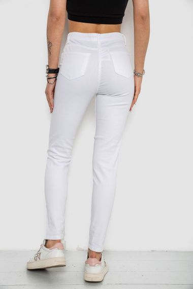 Джинсы женские Slim Fit, цвет белый, 182R1525 | Зображення 3