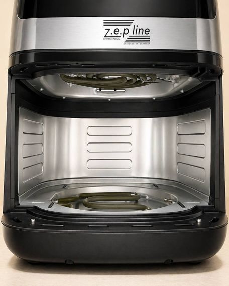 Фритюрница с 2 тэнами и с силиконовой формой в комплекте Zepline ZP-00351 8 л 2200 Вт черная | Зображення 6