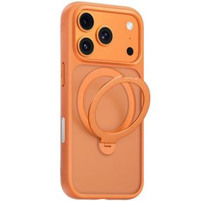TPU+PC чохол Blueo Skin Friendly 360 Rotatable Stand with MagSafe для Apple iPhone 17 Pro Max (6.9") Orange