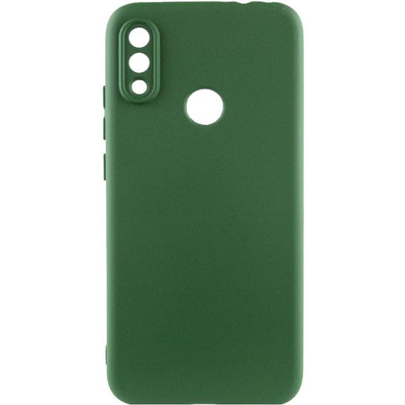 Чохол TPU GETMAN Liquid Silk Full Camera для Xiaomi Redmi Note 7 / Note 7 Pro / Note 7s Зелений / Dark green