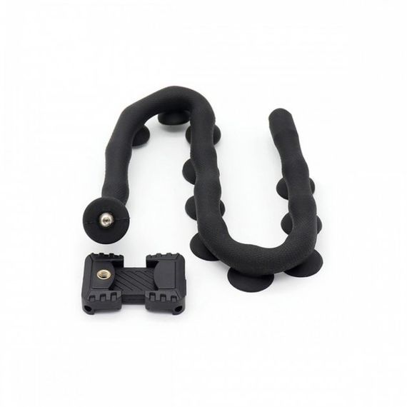 Гнучкий тримач для телефону з універсальними присосками Cute Worm Lazy Holder. IB-425 Колір: чорний | Зображення 8