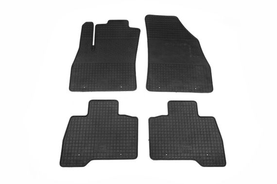 Резиновые коврики (Polytep) 2 шт, легкий запах резины для Citroen Nemo 2008-2024 гг | Зображення 6