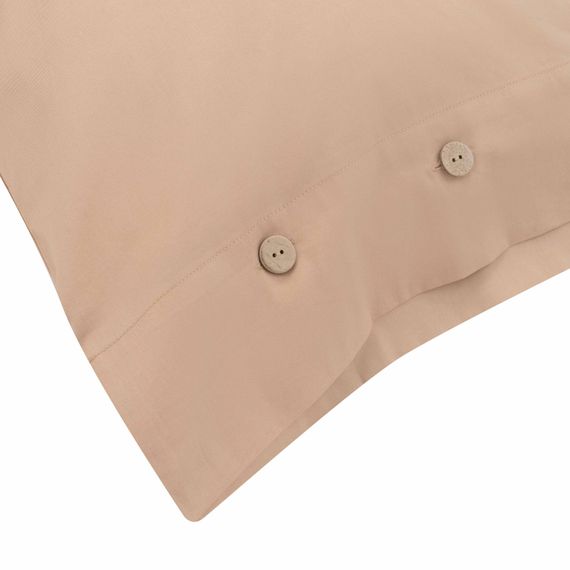 Набір постільної білизни 1,5сп Ardesto Mix&Match, підковдра 160х220см, 100% бавовна, сатин, бежевий (ART1622SI) | Зображення 4