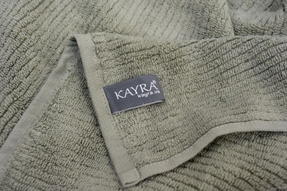 Полотенце махровое ST-1 Kayra 70x140 см. хаки | Зображення 3