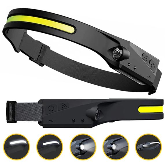 Налобный фонарь  аккумуляторный LED фонарик | Зображення 2