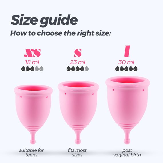 Набор менструальных чаш CRUSHIOUS Minerva, S и L, с чехлом Sex Aura | Зображення 8