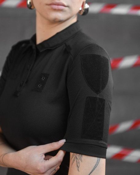 Женское поло black НП4951 | Зображення 5