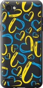 Чехол на LG Q6 Сердца UA "5292u-1094-17620"