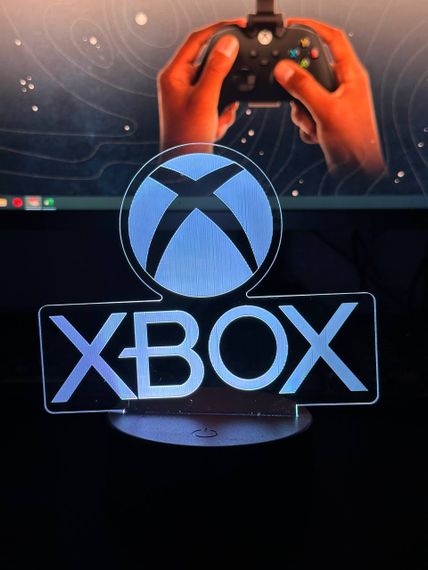 Світильник настільний RGB 3D + пульт (Xbox) Lux | Зображення 7