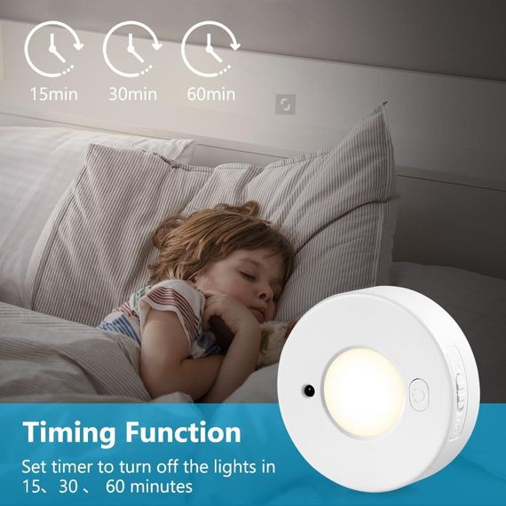 Світлодіодні світильники HOTUT для шаф із пультом — набір із 3 бездротових RGB-ламп | Зображення 6