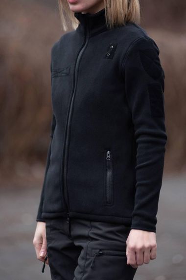 Кофта жіноча чорна Military Polartec Black Поліція | Зображення 3