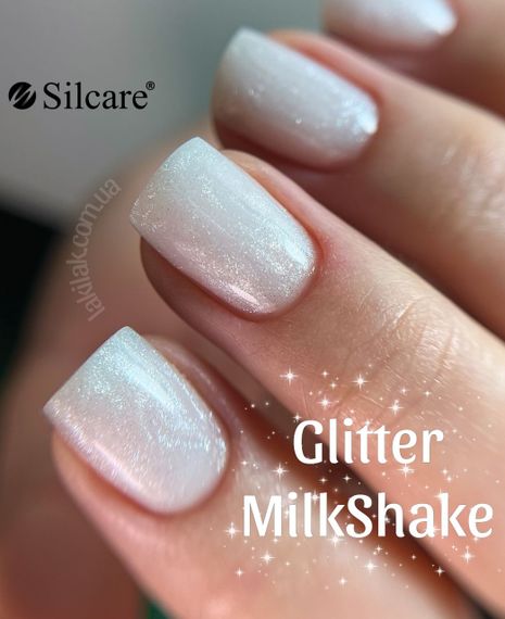 Гель для наращивания ногтей Польша LED MilkShake Glitter 1кг | Зображення 3