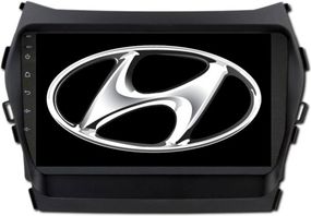 Автомагнітола штатна Hyundai Santa Fe 2012-2014 / ix45 2013-2017 з 9 дюймовим екраном та Android 10.1, 4 ГБ оперативної та 32 ГБ вбудованої пам'яті, XPRO (MER-14149_6215)