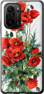 Чехол на Xiaomi Poco F3 Маки из силикона FCh_055549