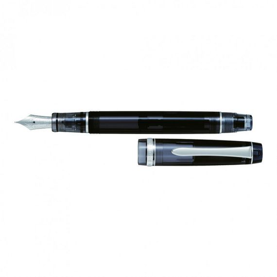 Перьевая ручка Pilot Custom Heritage 92 с золотым пером Полупрозрачный черный, среднее (M) | Зображення 1