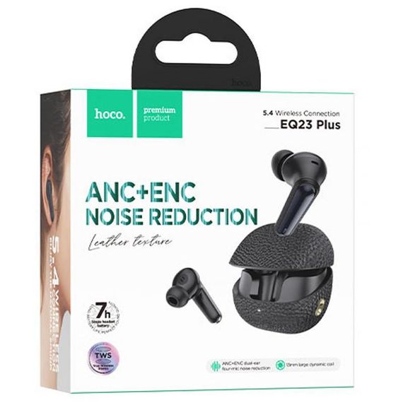 Беспроводные TWS наушники Hoco EQ23 Plus Duke 2 ANC+ENC Black | Зображення 3